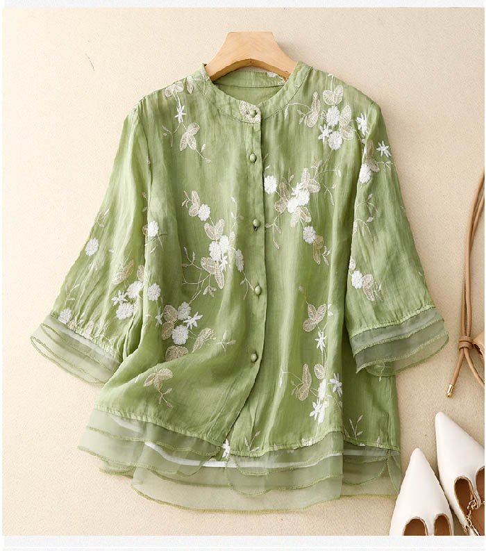 Lottie | Delicate Linen Blouse