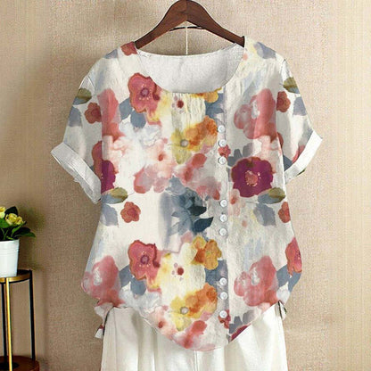 Blouse Floral Vintage