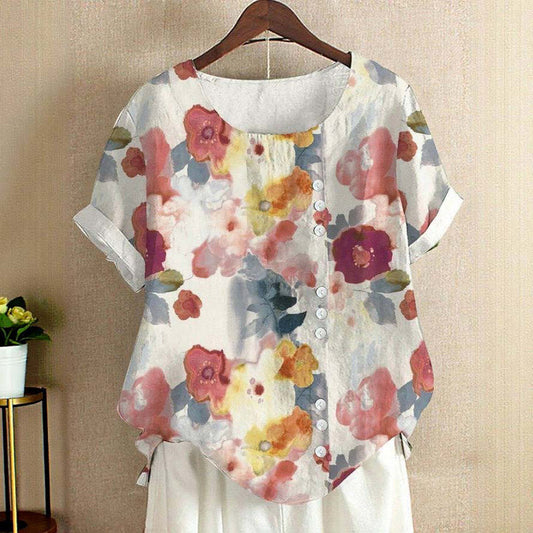 Blouse Floral Vintage