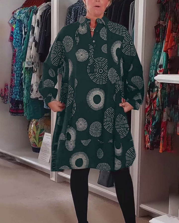 Sheryl | Geometric Wrap Dress
