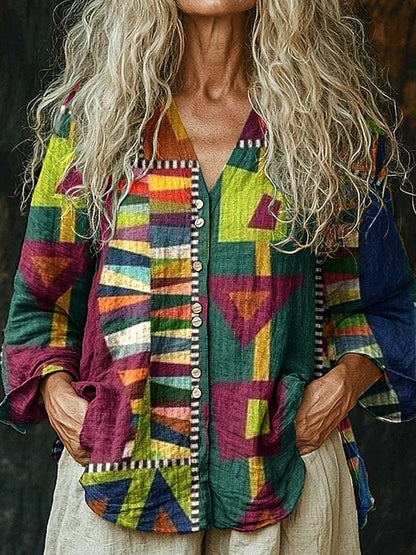Lucila | Art Long Sleeve Shirt