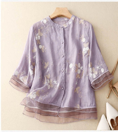 Lottie | Delicate Linen Blouse