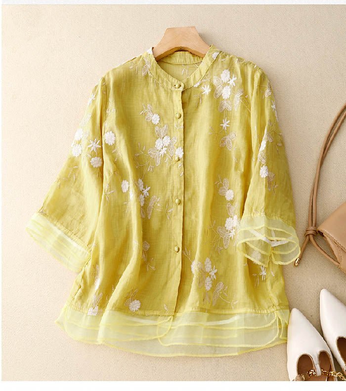 Lottie | Delicate Linen Blouse