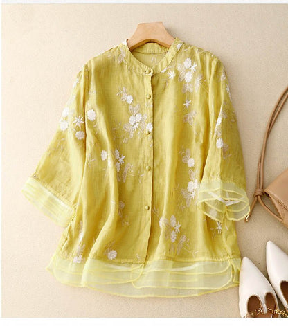 Lottie | Delicate Linen Blouse